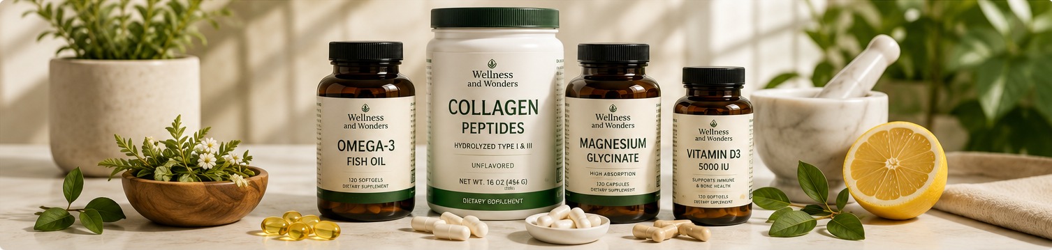 Wellness supplements with natural botanical ingredients